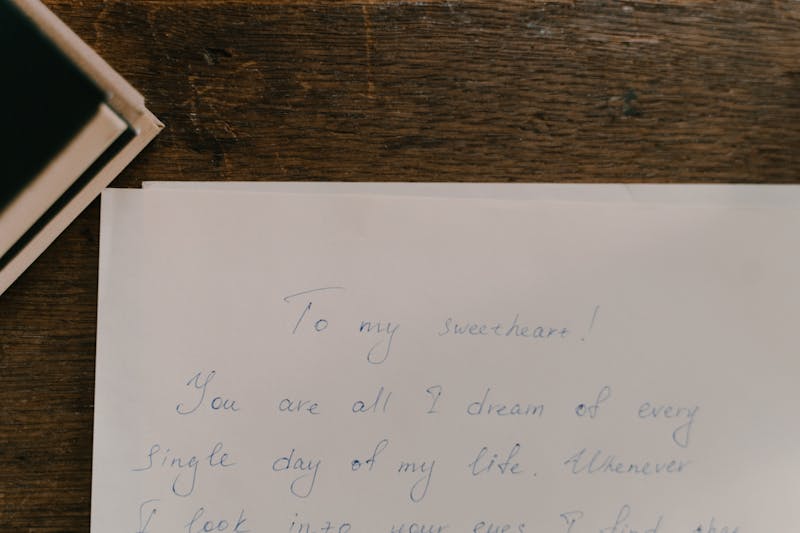 Lettre d'amour